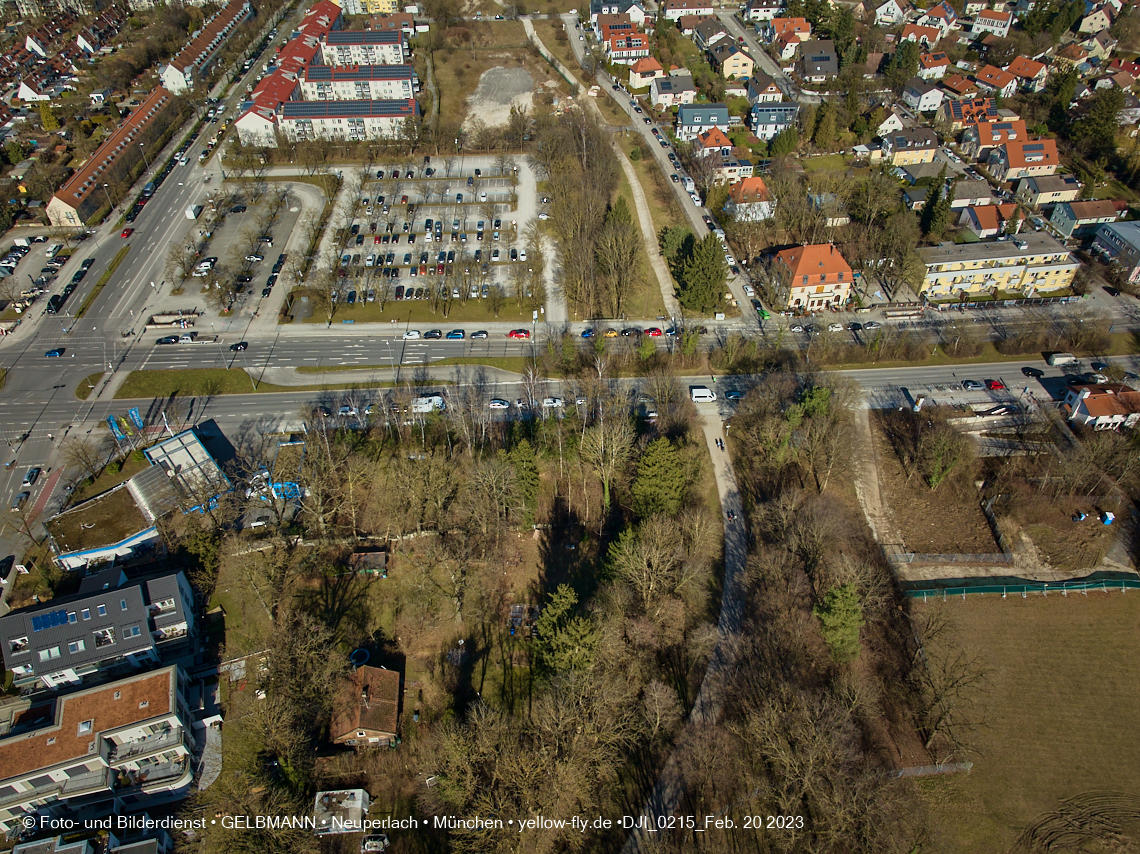 20.02.2023 -  der verschwundene Hachinger Bach in Neuperlach und Berg am Laim